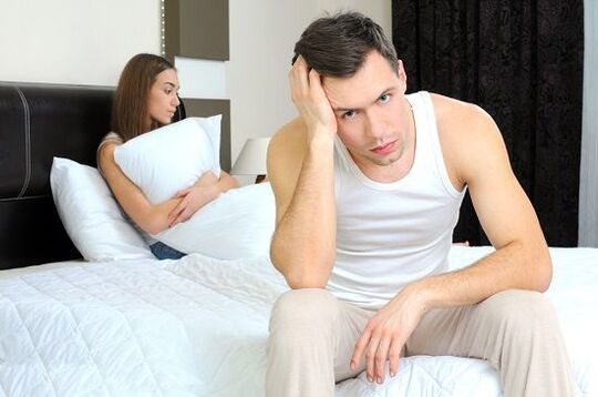 one is upset by a morbid discharge when excited