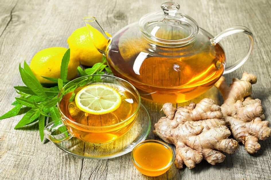 tea with ginger for power