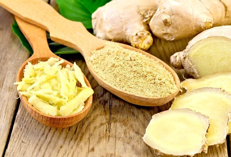 use ginger ground for power