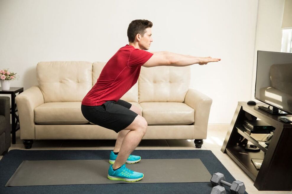Squats help develop muscles responsible for strength